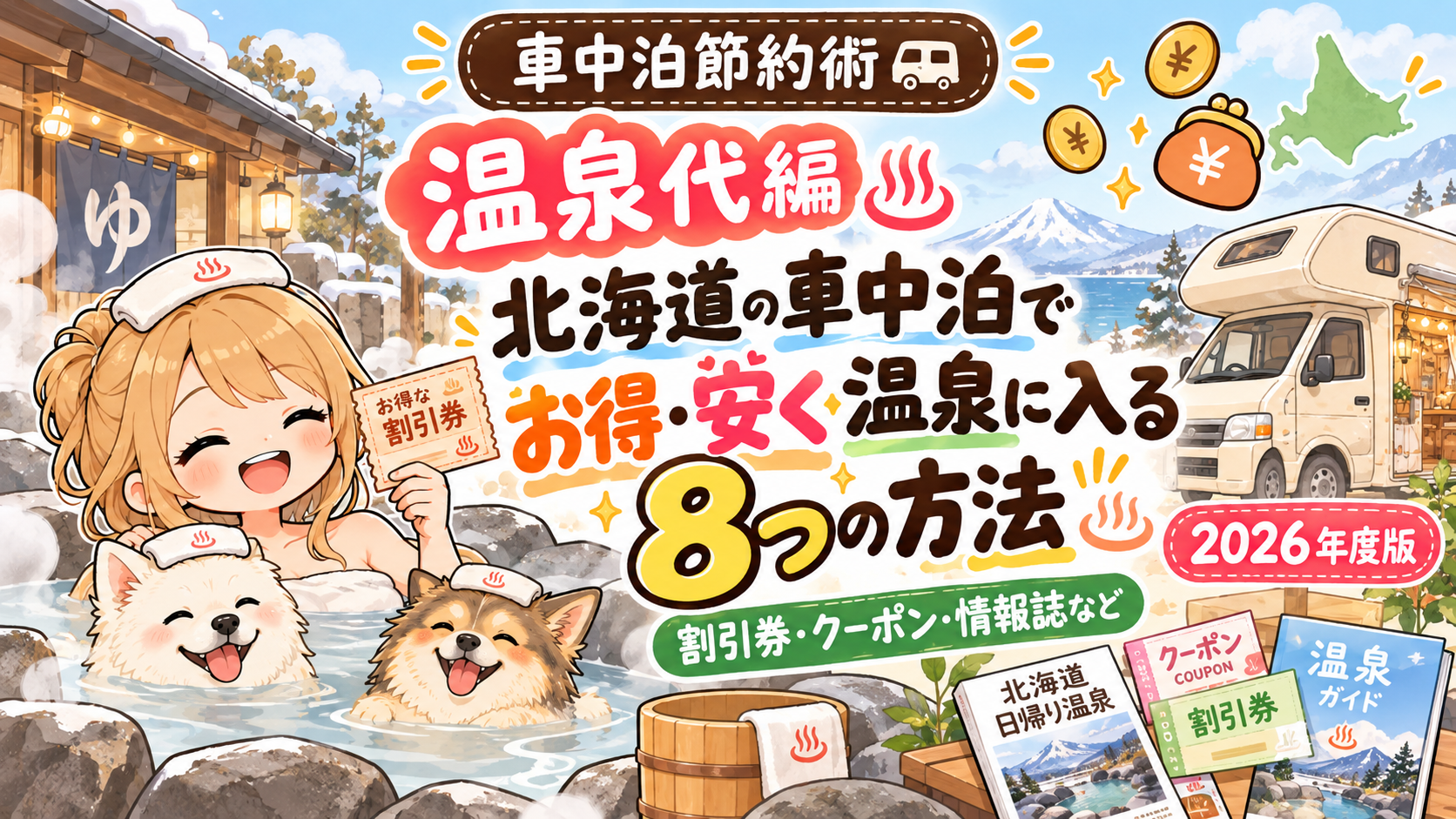 温泉節約方法　アイキャッチ画像