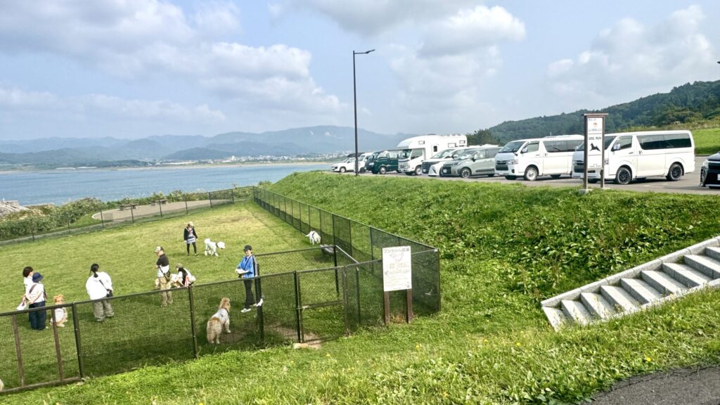 道の駅上ノ国もんじゅのドッグラン
