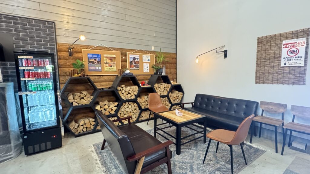 千歳市 昇風庵 店内